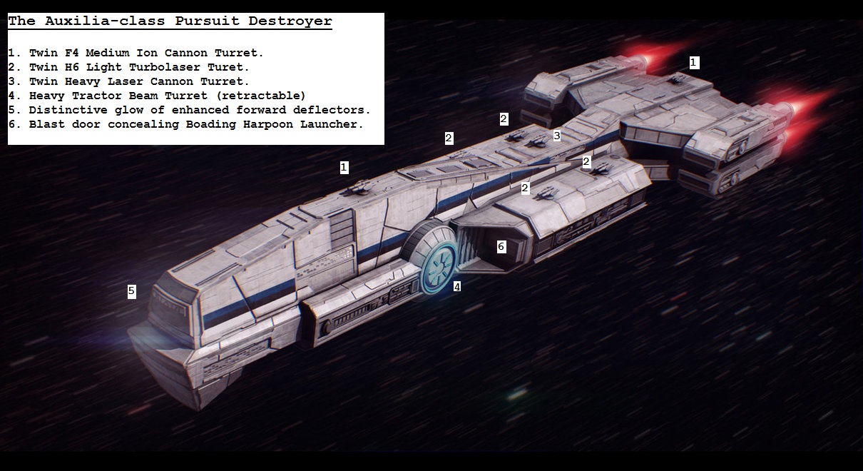 The Auxilia-class Pursuit Destroyer & other TDF Sundry - Star Wars: Legends